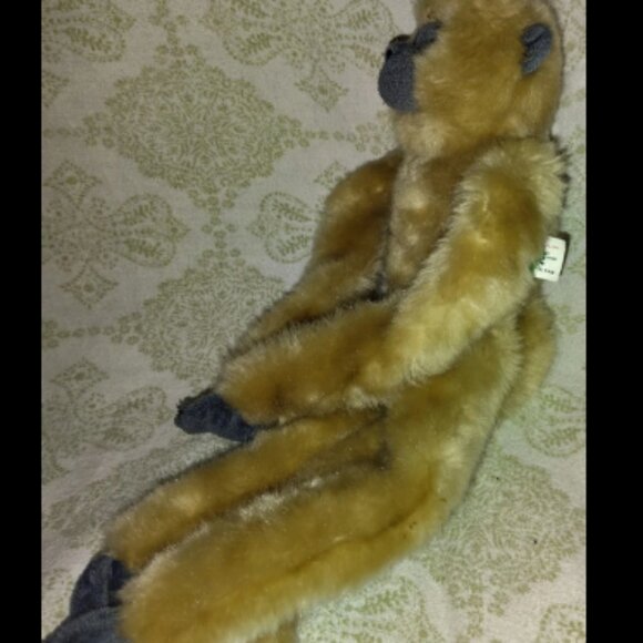 Wild Republic Plush Stuffed Spider Black Capuchin 17" Hanging Monkey Tan Gray. - Picture 3 of 8